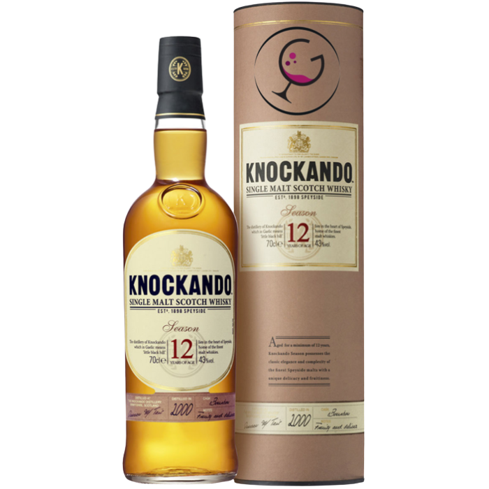 WHISKY KNOCKANDO 12Y SEASON 43% CL.70 GB