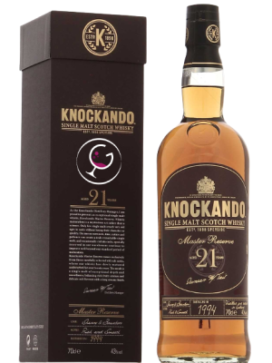 WHISKY KNOCKANDO 21Y 1994 MASTER RESERVE 43% CL.70 GB