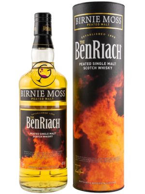 WHISKY BENRIACH BIRNIE MOSS PEATED 48% CL.70 TUBO