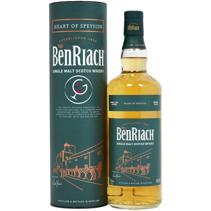 WHISKY BENRIACH HEART OF SPEYSIDE 40% CL.70 TUBO