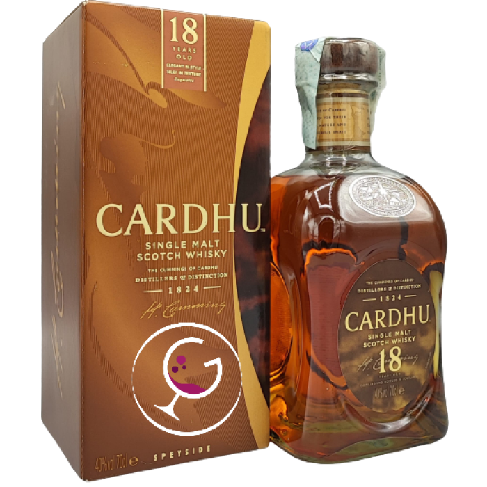 WHISKY CARDHU 18Y 40% CL.70 GB