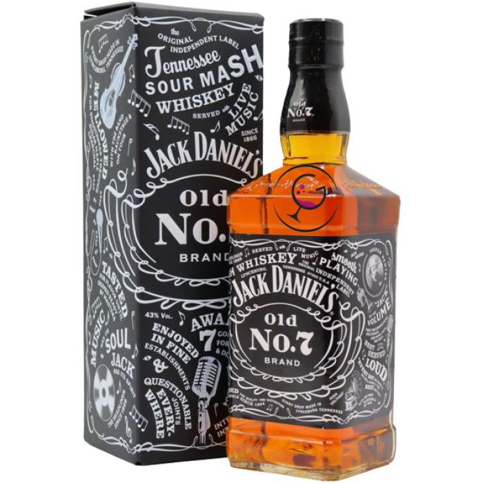 WHISKY JACK DANIEL'S PAULA SCHER 43% CL.70 GB L.E.