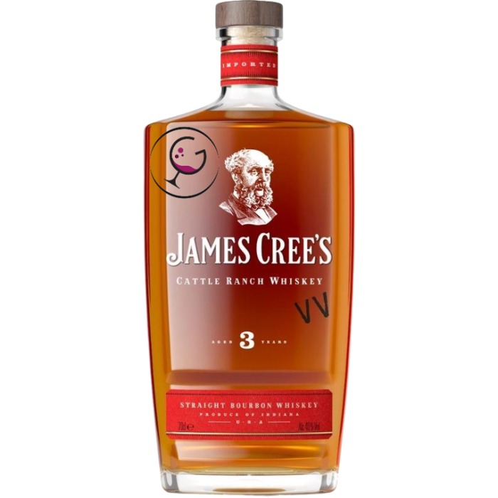 WHISKY JAMES CREE'S 3Y BOURBON 40% CL.70