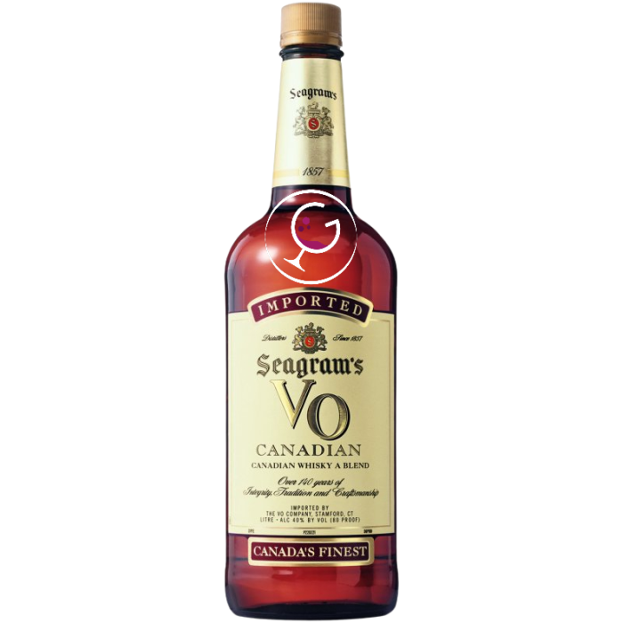 WHISKY CANADIAN V.O. SEAGRAM'S 40% LT.1