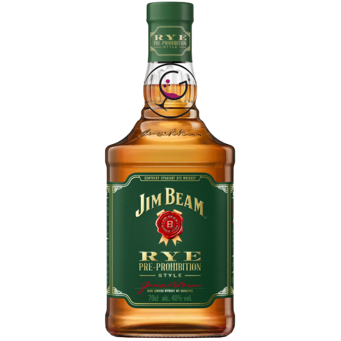 WHISKY JIM BEAM GREEN LABEL RYE 40% CL.70