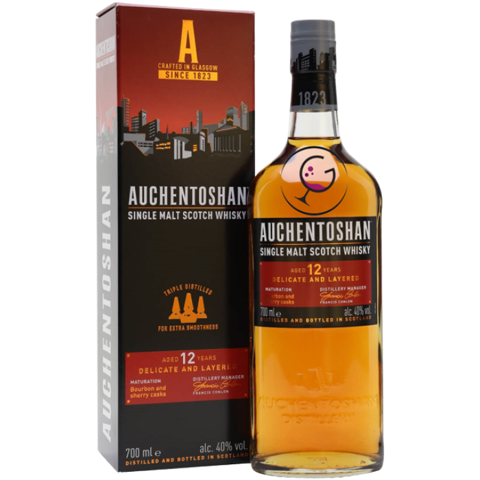 WHISKY AUCHENTOSHAN 12Y 40% CL.70 GB