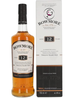 WHISKY BOWMORE 12Y 40% CL.70 GB