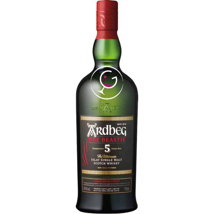 WHISKY ARDBEG 5Y WEE BEASTIE 47,4% CL.70