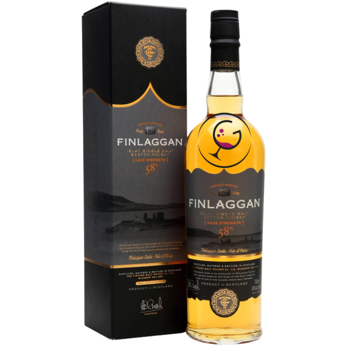 WHISKY FINLAGGAN CASK STRENGHT 58% CL.70 GB