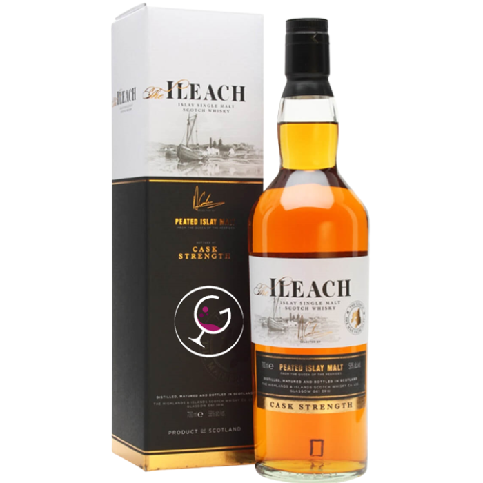 WHISKY ILEACH PEATY FULL PROOF 58% CL.70 GB