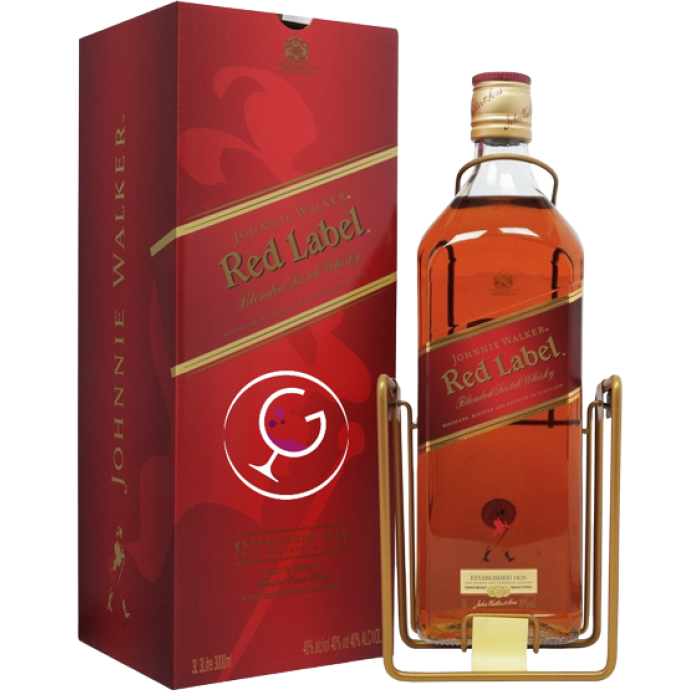 WHISKY jerob JOHNNIE WALKER RED LABEL 40% LT.3