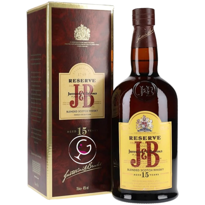 WHISKY J&B 15Y RESERVE 40% CL.70 GB