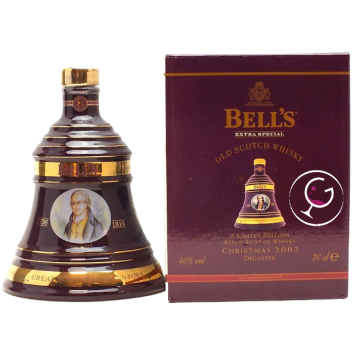 WHISKY BELL'S CHRISTMAS 2002 40% CL.70 CAMPANA