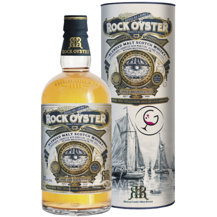 WHISKY ROCK OYSTER BLENDED MALT 46,8% CL.70 GB