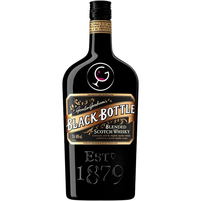 WHISKY BLACK BOTTLE FINE OLD 40% CL.70