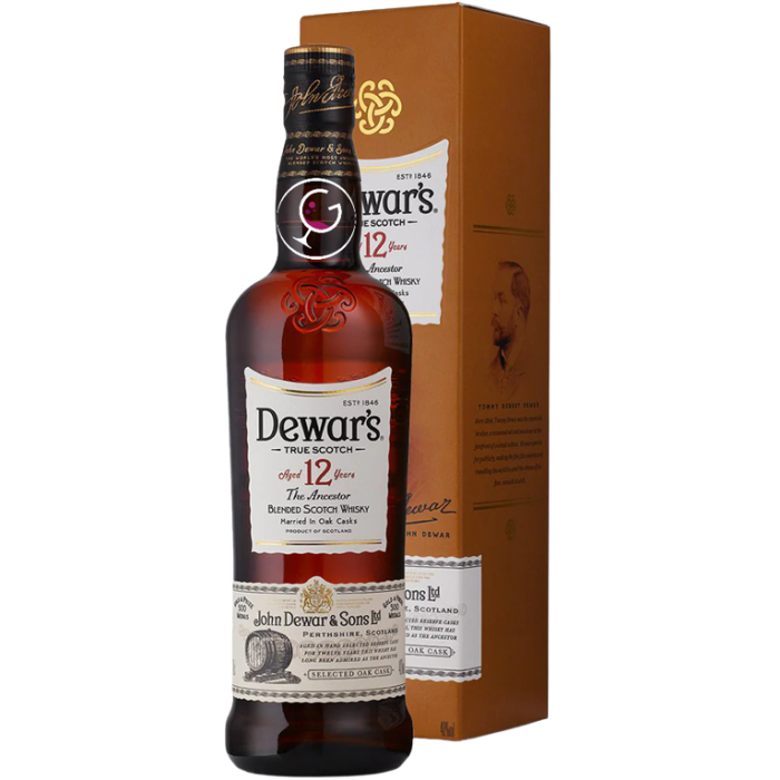 WHISKY DEWAR'S 12Y 40% CL.70 GB