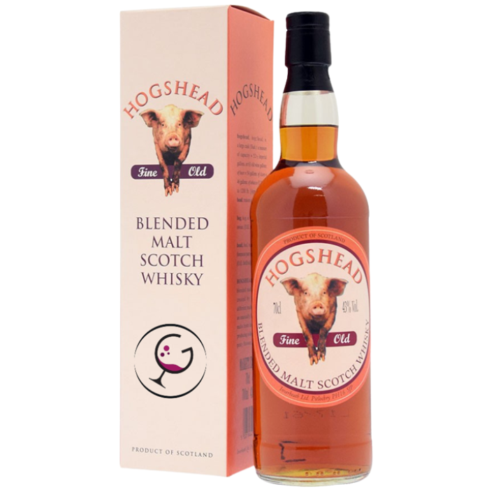 WHISKY HOGSHEAD 43% CL.70 GB