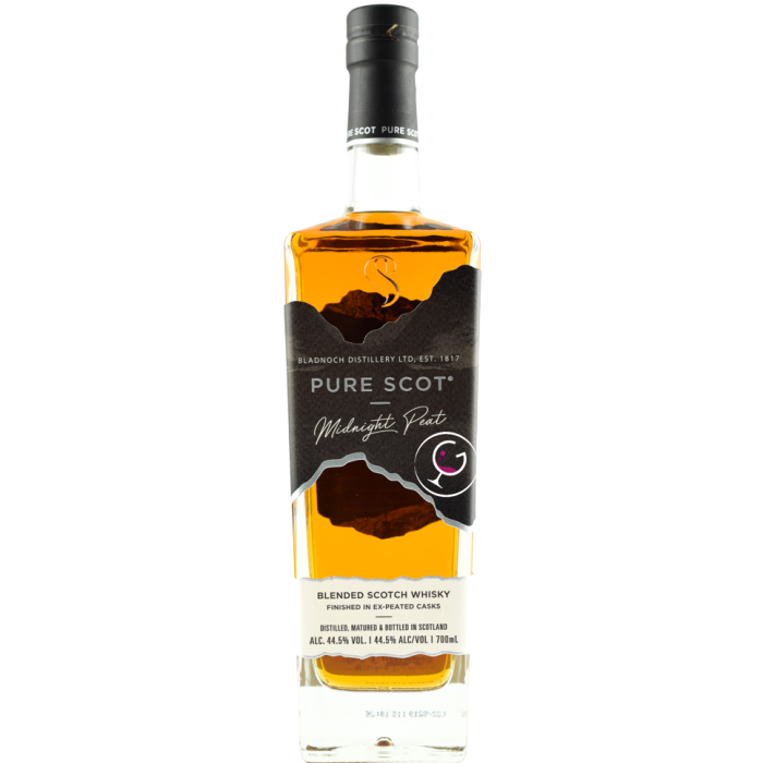 WHISKY BLADNOCH PURE SCOT MIDNIGHT PEAT 44,5% CL.70