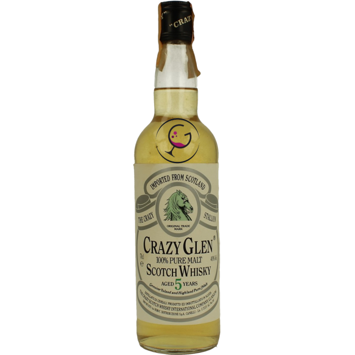 WHISKY CRAZY GLEN PURE MALT 40% CL.70