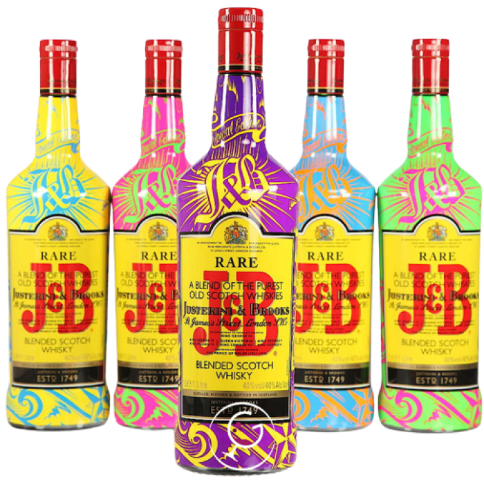 WHISKY J&B RARE TATTOO ED. 40% LT.1