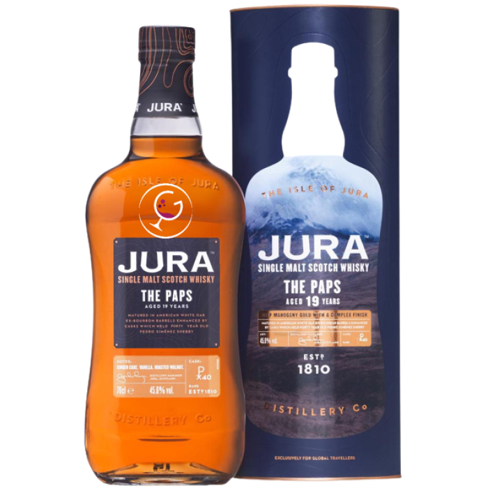 WHISKY ISLE OF JURA 19Y THE PAPS 45,6 % CL.70 GB