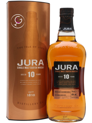 WHISKY ISLE OF JURA 10Y 40% CL.70 GB