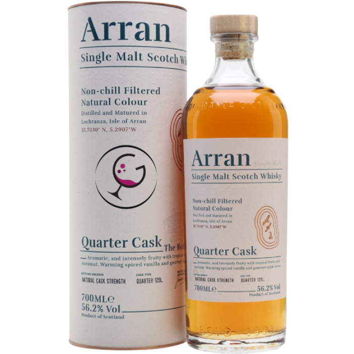 WHISKY ARRAN QUARTER CASK THE BOTHY 56,2% CL.70 GB