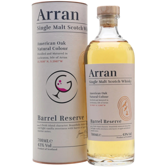 WHISKY ARRAN BARREL RESERVE 43% CL.70 GB