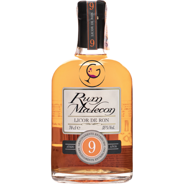 RHUM MALECON 9Y LICOR DE RON ANEJO 35% CL.70