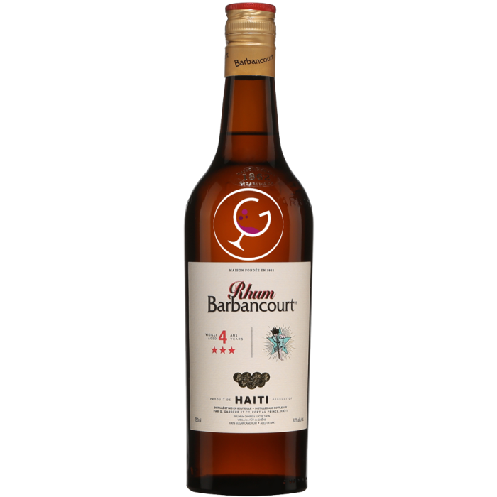 RHUM BARBANCOURT 4Y 3 STARS 40% CL.70