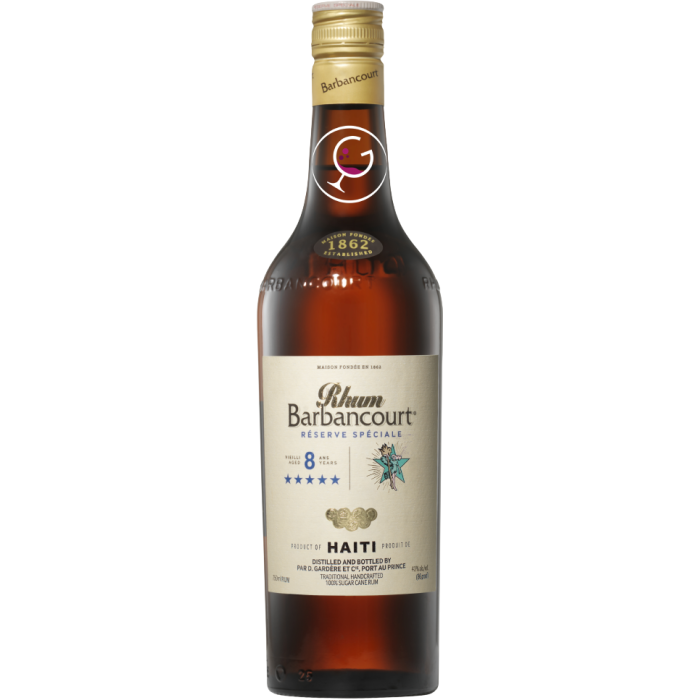 RHUM BARBANCOURT 8Y 5 STARS 43% CL.70