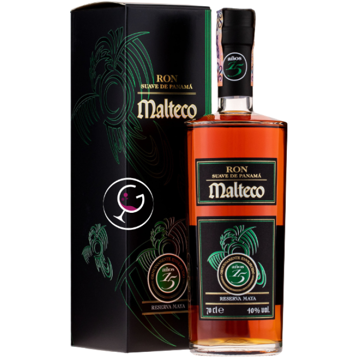 RHUM MALTECO 15Y SOLERA RES.MAYA 40% CL.70