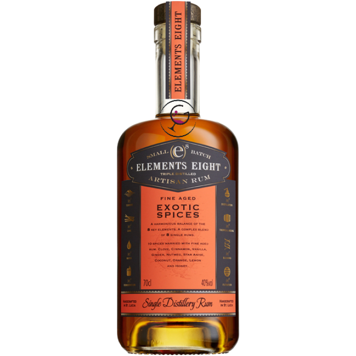 RHUM ELEMENTS EIGHT EXOTIC SPICED 40% CL.70