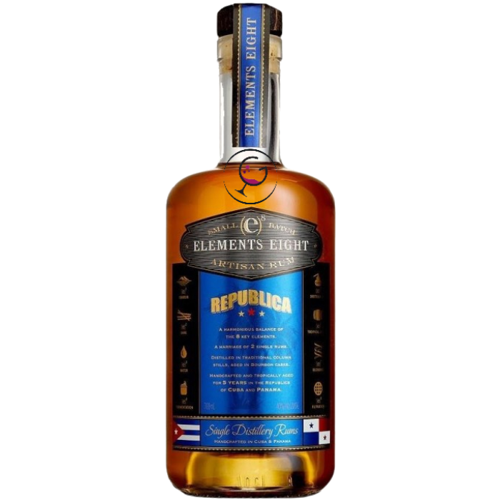 RHUM ELEMENTS EIGHT REPUBLICA 40% CL.70