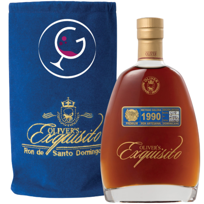 RHUM OLIVER'S EXQUISITO SOLERA 1990 40% CL.70 JUTA