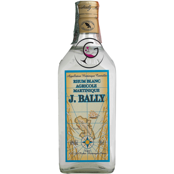 RHUM J.BALLY AGRICOLE BLANC 50% CL.70