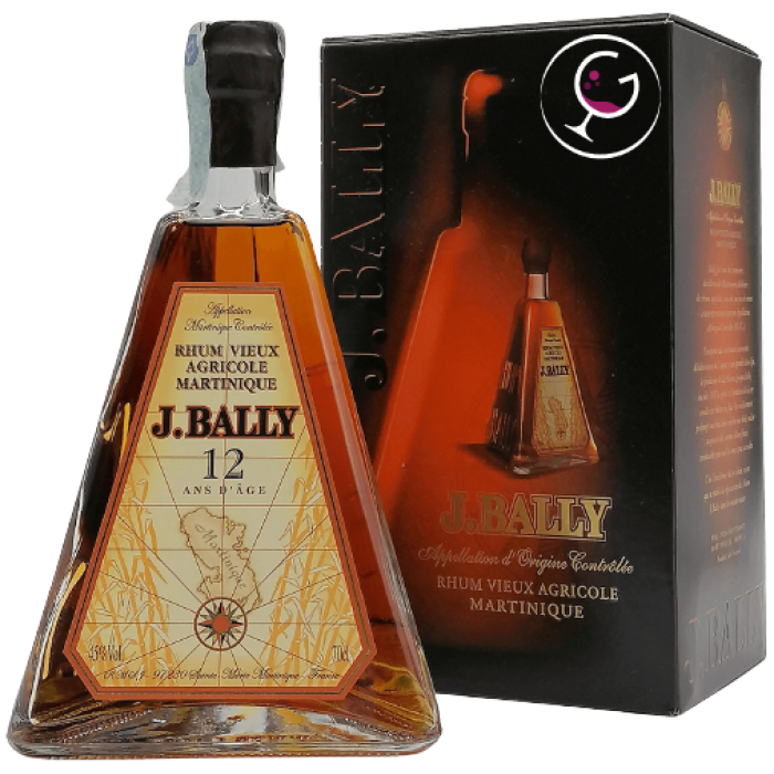 RHUM J.BALLY V.AGRICOLE 12Y PYRAMIDE 45% CL.70 GB