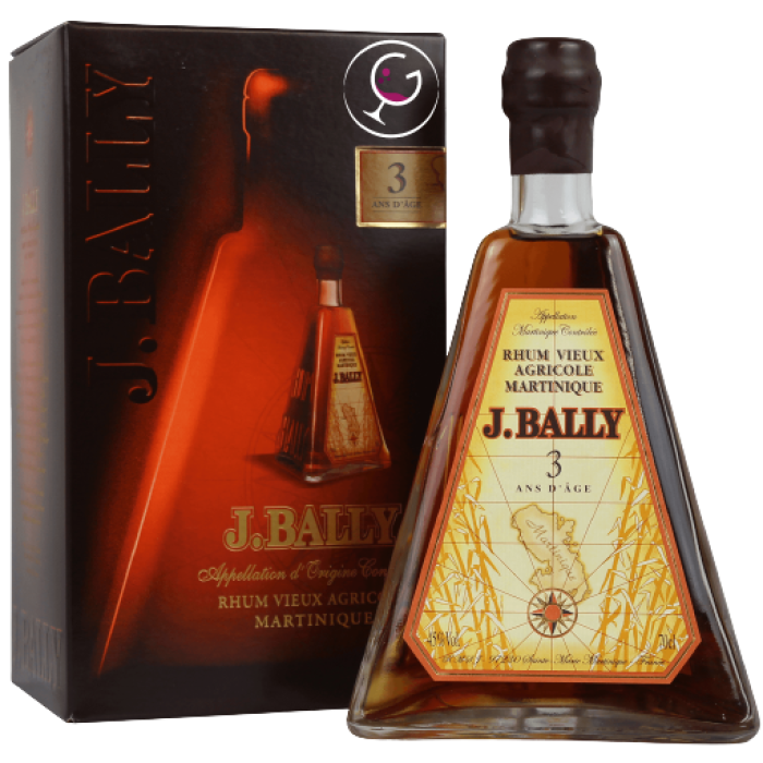 RHUM J.BALLY V.AGRICOLE 3Y PYRAMIDE 45% CL.70 GB