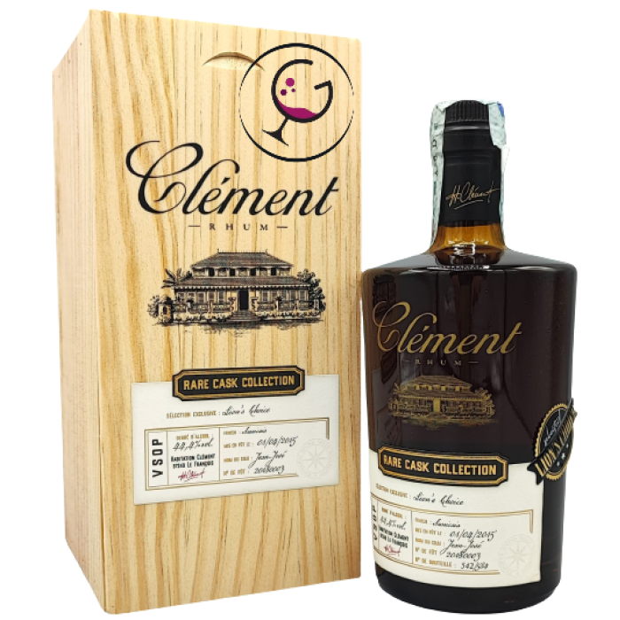 RHUM CLEMENT V.AGRICOLE RARE C.SASSICAIA 44,8% CL.50 LEGNO