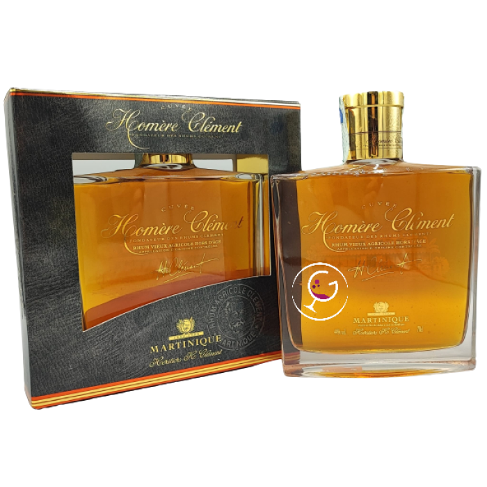 RHUM CLEMENT V.AGRICOLE CUVEE HOMERE 44% CL.70 GB