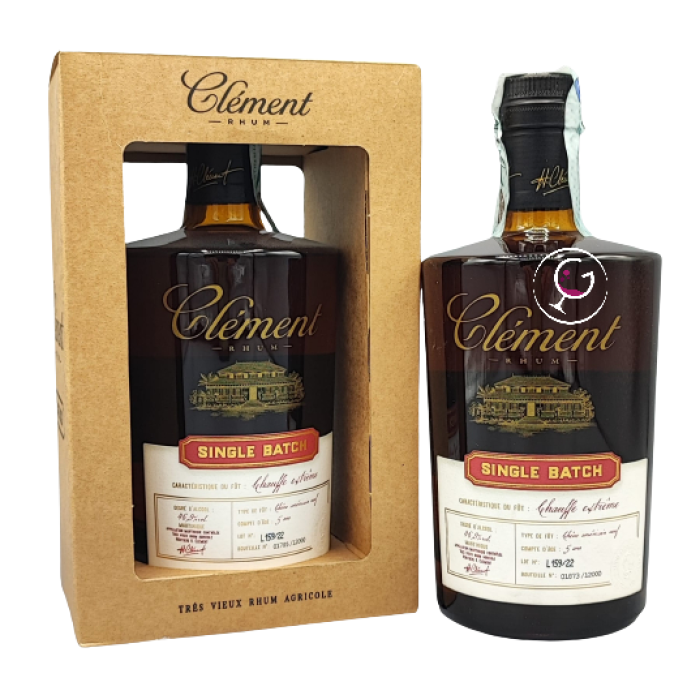 RHUM CLEMENT V.AGRICOLE SINGLE BATCH 46,9% CL.50 GB