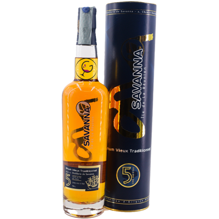 RHUM SAVANNA VIEUX 5Y 43% CL.70 GB