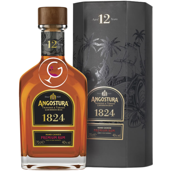 RHUM ANGOSTURA 12Y 1824 40% CL.70 GB