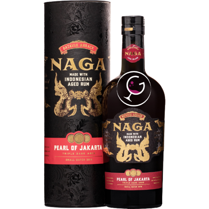 RHUM NAGA PEARL OF JAKARTA 42% CL.70 TUBO