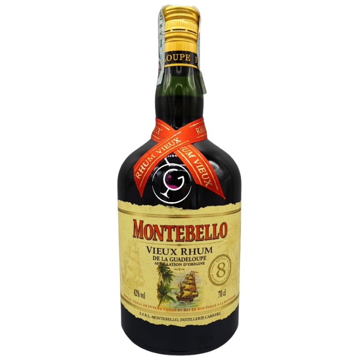 RHUM MONTEBELLO V.AGRICOLE 8Y 2001 42% CL.70