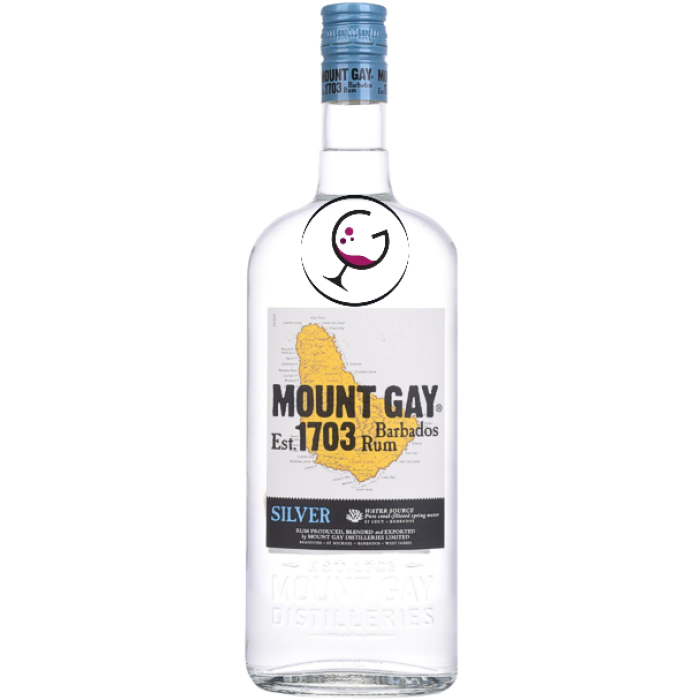 RHUM MOUNT GAY SILVER 40% CL.70