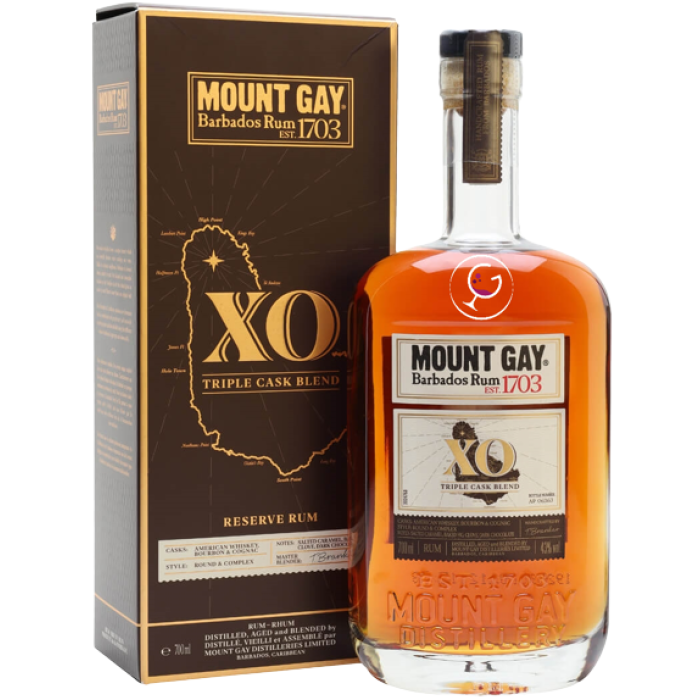 RHUM MOUNT GAY 1703 XO RESERVE CASK 43% CL.70