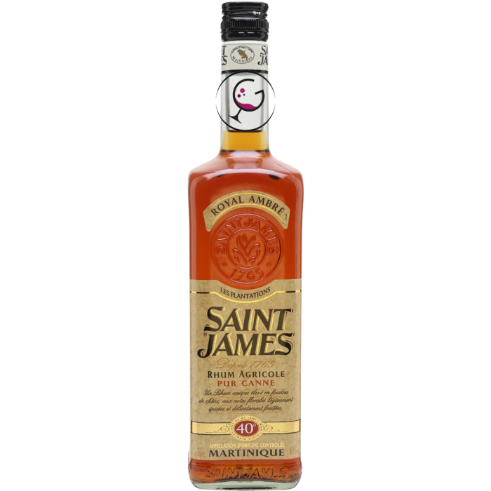 RHUM ST.JAMES AGRICOLE ROYAL AMBRE 40% LT.1