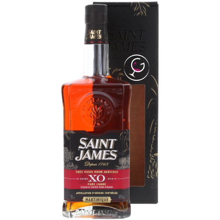 RHUM ST.JAMES V.AGRICOLE XO 43% CL.70 GB