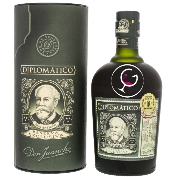 RHUM DIPLOMATICO 12Y RES.EXCLUSIVA 40% CL.70 TUBO